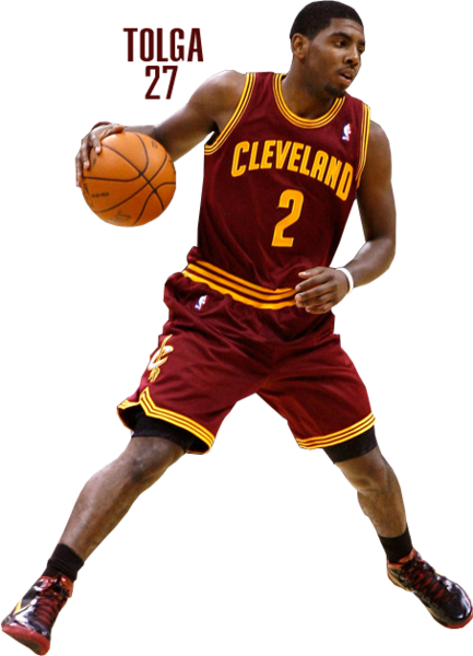 Kyrie Irving - Kyrie Irving Vector Background (433x600), Png Download