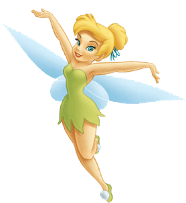 Tinker Bell Happy - All 4 Walls Wallpaper Dmm2520 Tinker Bell Giant Wall (400x400), Png Download