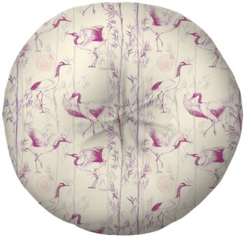 Hand-drawn Watercolor Seamless Pattern With White Japanese - Kalendarz 2015 Książkowy B6 Marta T-215f-06 (400x400), Png Download