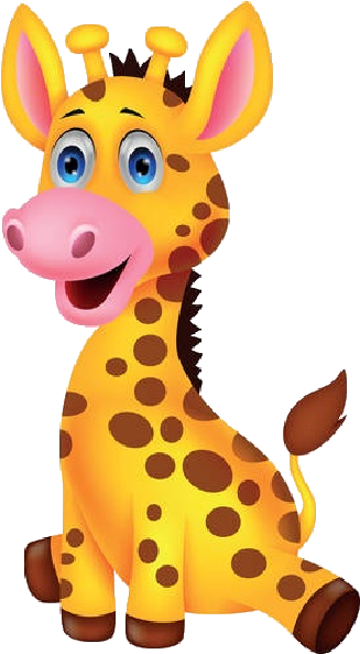 Cartoon Giraffe Clipart - Cartoon Giraffe (400x400), Png Download