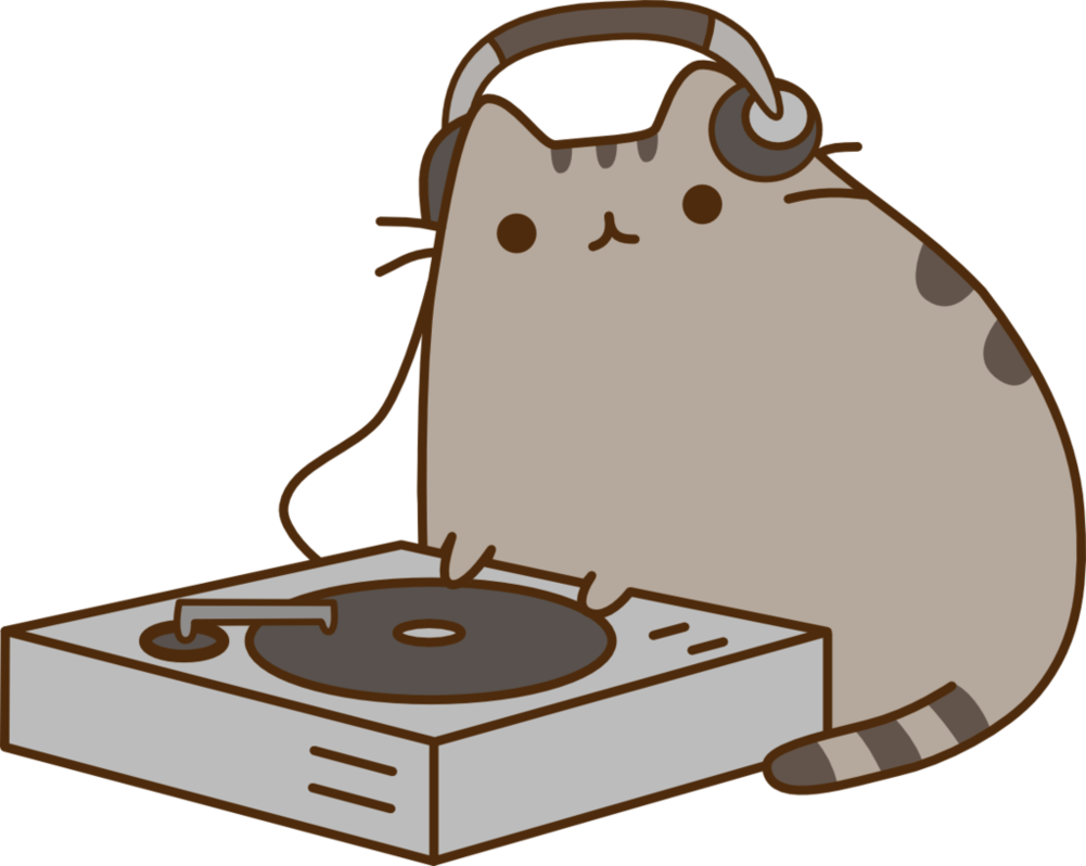Dj Pusheen - Pusheen Dj (1001x798), Png Download