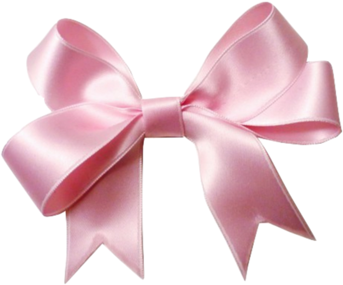 Pink Bows Transparent Background (400x358), Png Download