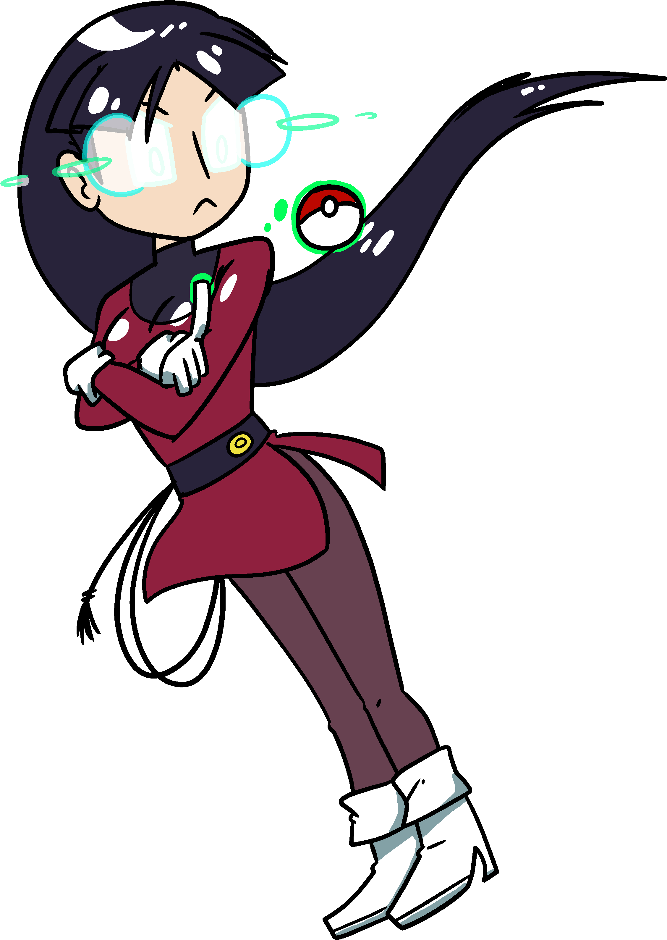 [art]gym Leader Sabrina - Sabrina Pokemon Go (3500x3500), Png Download