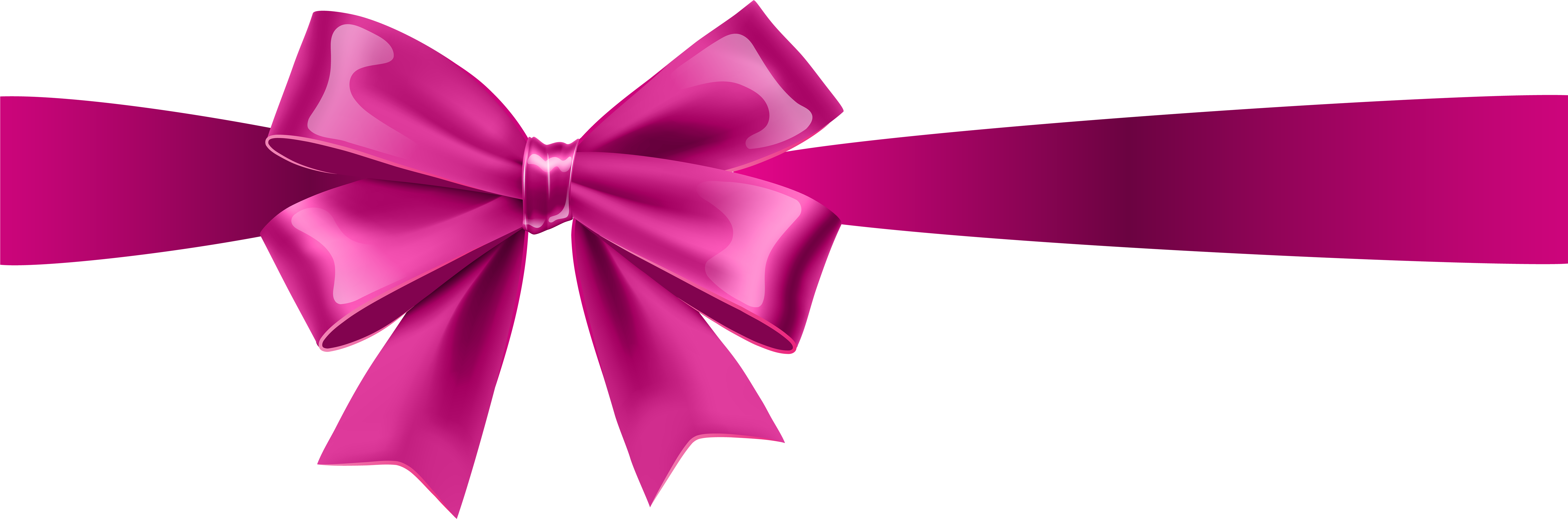 Download Pink Bow Transparent Clip Art Pink Gift Ribbon Png