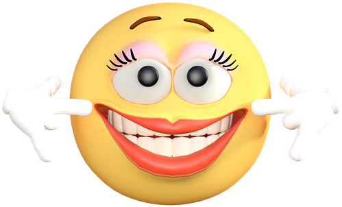 Emoticon, Emoji, Smile, Cartoon, Happy - Mrs Smiley (640x426), Png Download