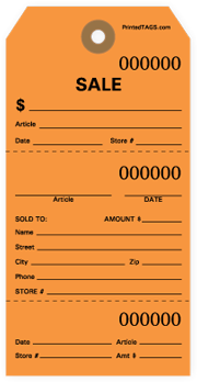 Picture Of Tear-off Sale Tag - Sales (360x360), Png Download