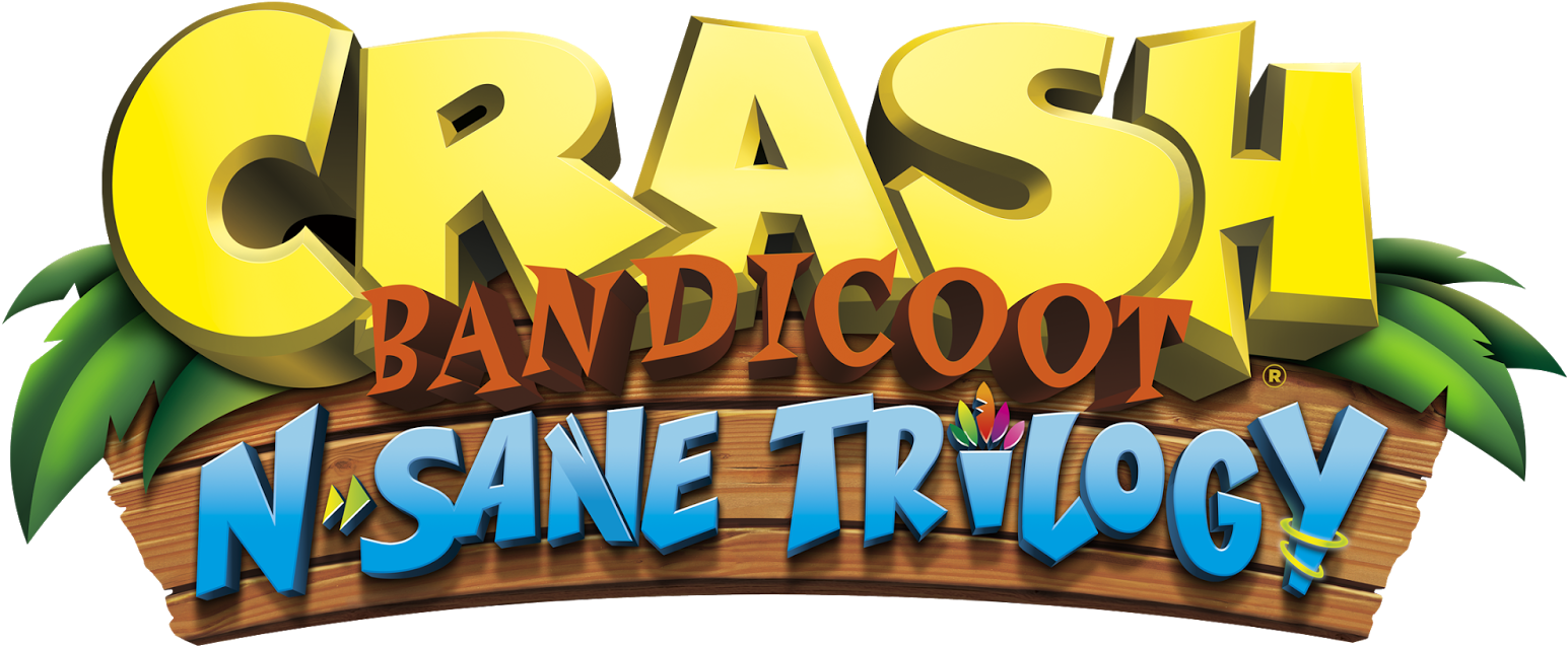 Crash Bandicoot N - Crash Bandicoot N Sane Logo (640x360), Png Download