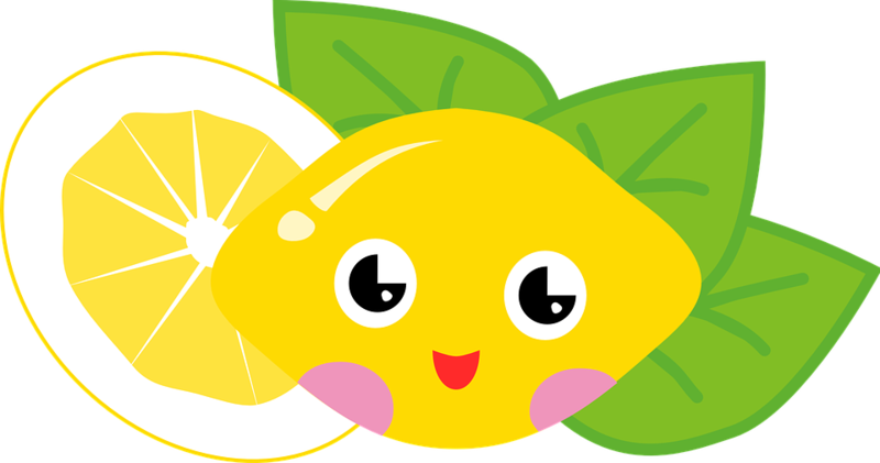 This Is Such A Cute Cartoon Of A Lemon With A Friendly - Cute Fruit Cartoons Png (700x366), Png Download