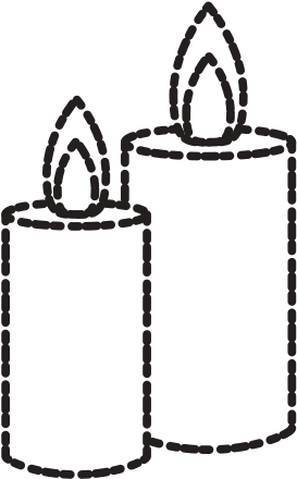 Decorative Candles Isolated - Candle (550x550), Png Download