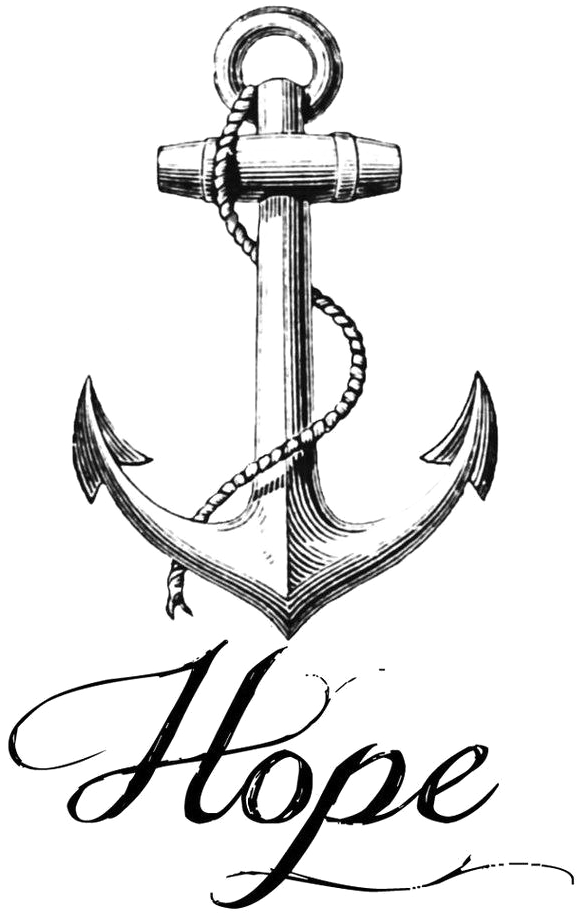 Anchor Png High-quality Image - Anchor Tattoo Hope (760x1052), Png Download