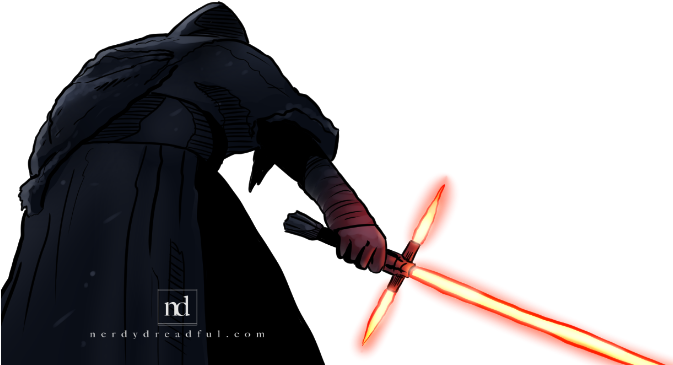 Tumblr Static - Kylo Ren Transparents Fan Art (672x372), Png Download