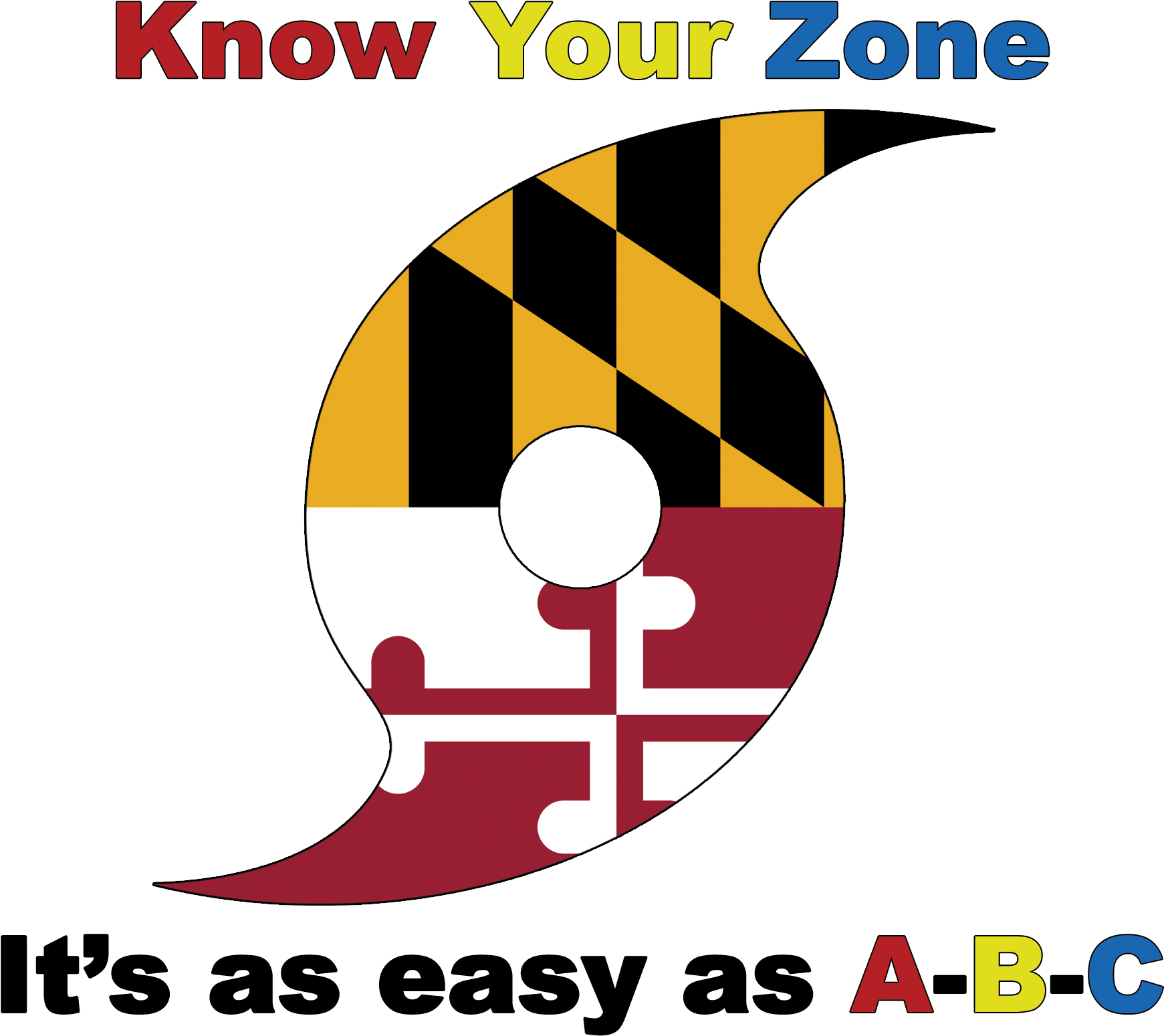 A Hurricane Icon With The Maryland State Flag Image - Reminder Card (2159x1644), Png Download