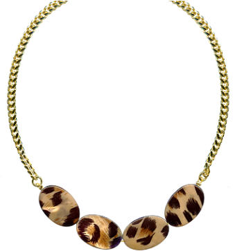 "tiger Stones" Necklace - Guess Kette Herz Rot (344x404), Png Download