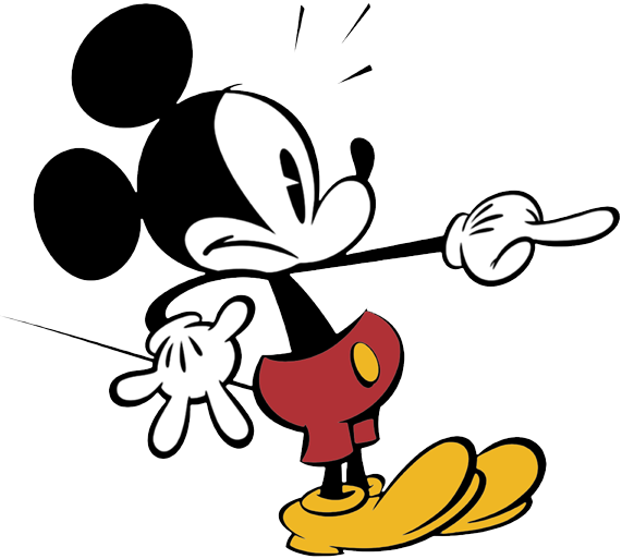 Mickey Mouse - Classic Minnie Mouse (571x513), Png Download