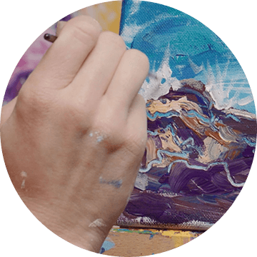 Paint Your Favourite Holiday Destination Step - Earth (360x360), Png Download