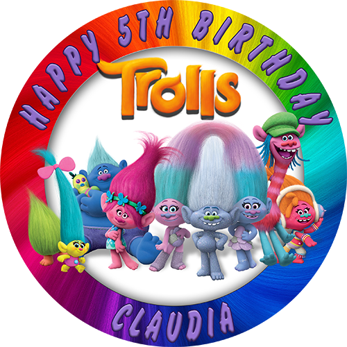 Trolls - Invite To Birthday Trolls (500x500), Png Download