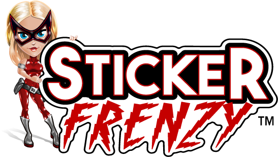 Bloody Hand Print Sticker - Cartoon (556x308), Png Download