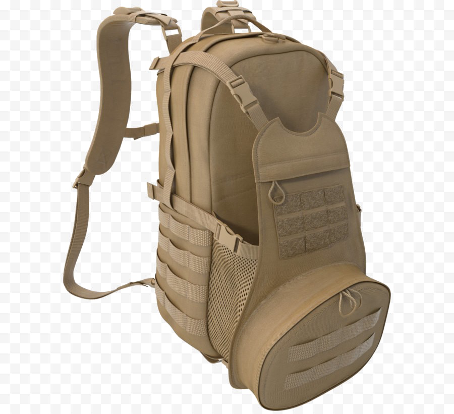 Travel Backpack Png Pic - 3d Backpack Model Free Military (900x820), Png Download
