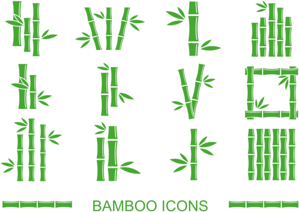 Bamboo Icons Vector - Bambú Vector Png (700x490), Png Download