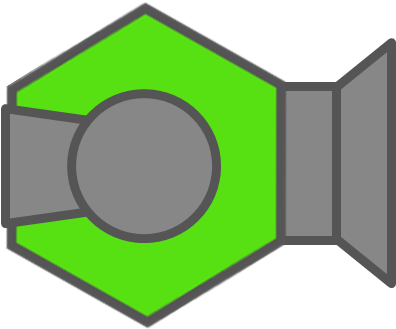 Delta Hexagon - Diep Io Delta Hexagon (466x415), Png Download