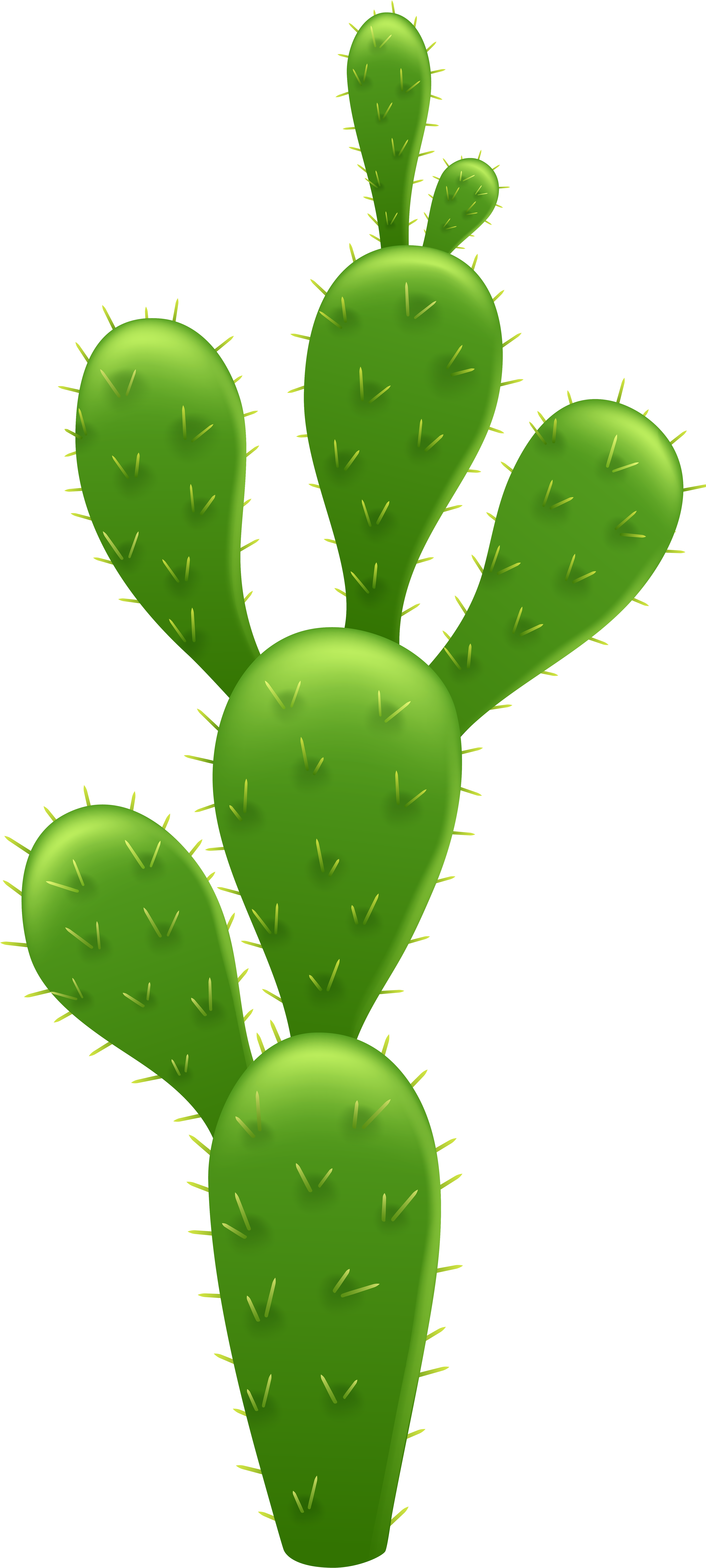 Cactus Clip Art Png (3558x8000), Png Download