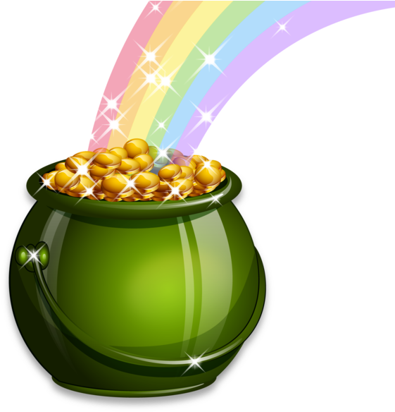 Clip Freeuse Download St Patrick S Day - St Patrick's Day Pot Of Gold Png (700x700), Png Download