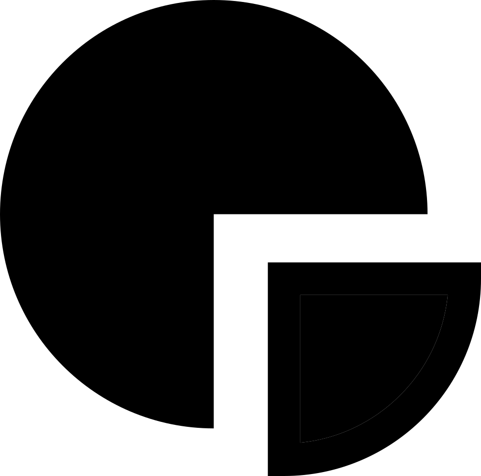 Pie Chart Silhouette Comments - Pie Chart Silhouette (980x968), Png Download