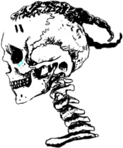 Aesthetic Rapper Skull Music Xxxtentacion Grunge Goth - Xxxtentacion Skull (418x503), Png Download