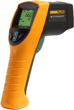 Fluke 561 Infrared And Contact Thermometer - Fluke 561 To 550 C Digital Infrared Thermometer (445x445), Png Download
