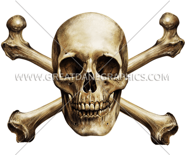 Skull & Cross Bones - Real Skull And Crossbones Png (385x315), Png Download