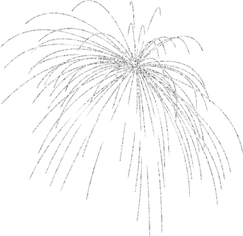 Silver Firework Tiny Tattoo, Metal Tattoo, Tattoo You, - Sketch Of Fireworks (500x486), Png Download