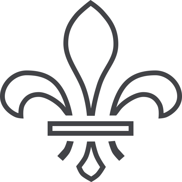 About Fleur De Lis - Emblem (600x602), Png Download