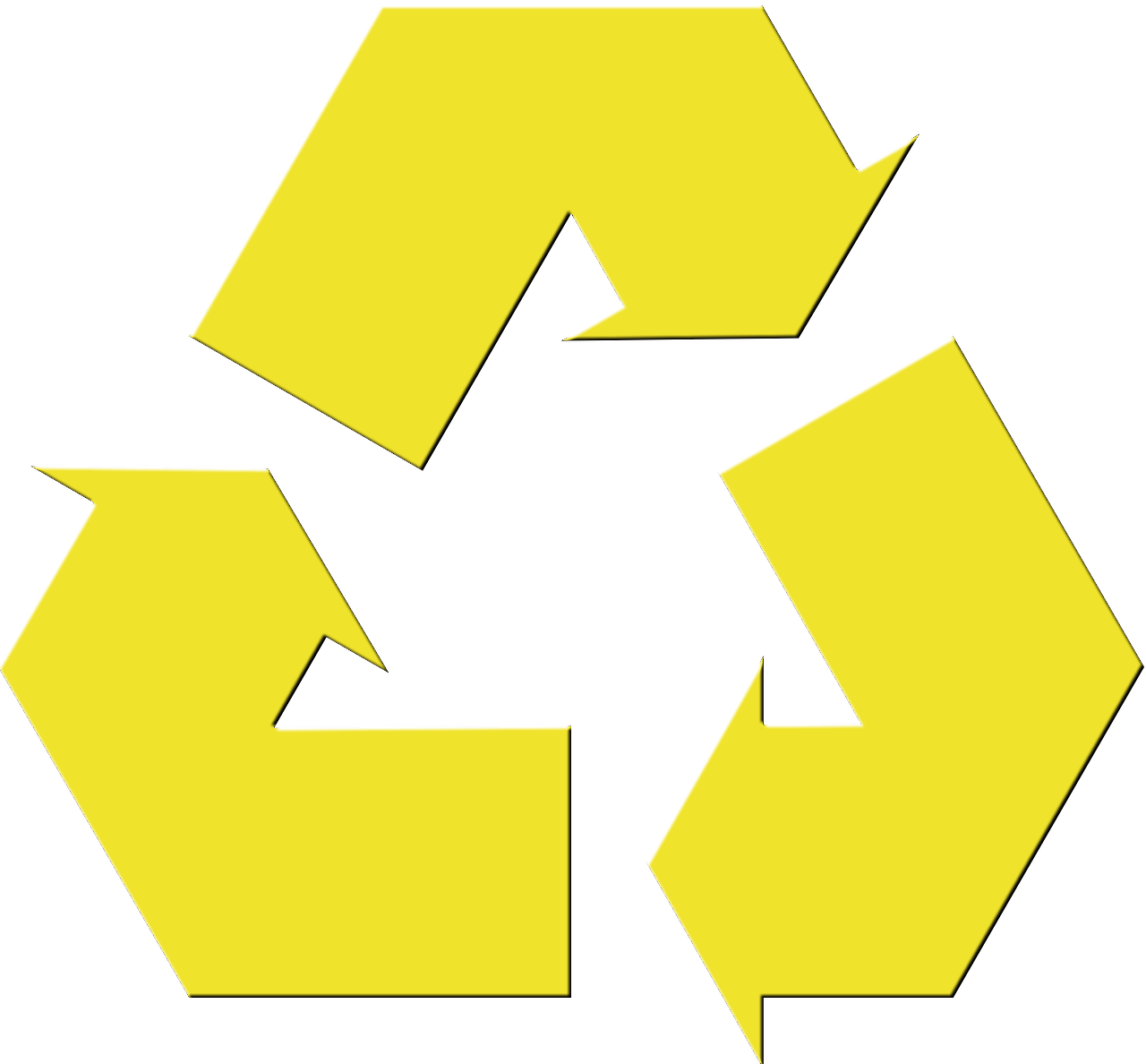 The Official News Source Of Psc - Recycling Sticker (1280x1188), Png Download