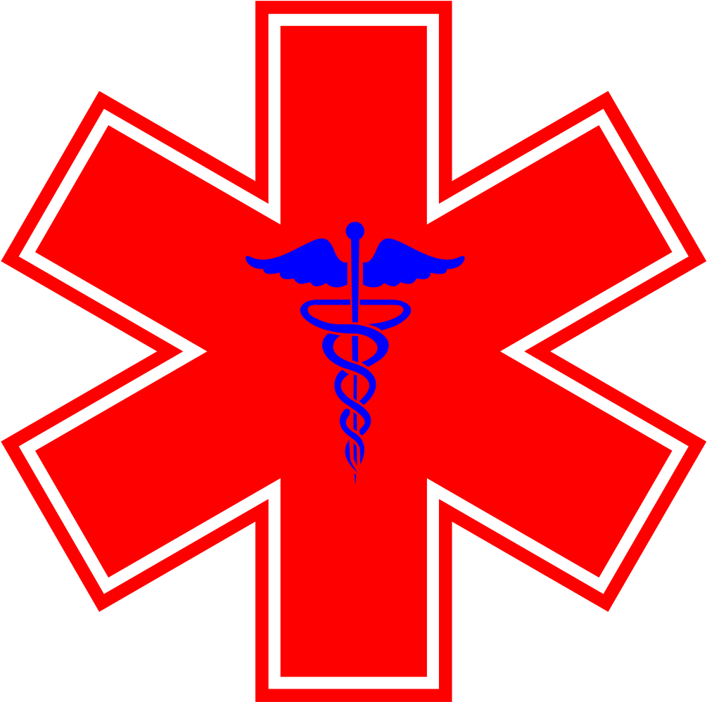 Red Cross Clipart Not - Star Of Life Svg (600x600), Png Download