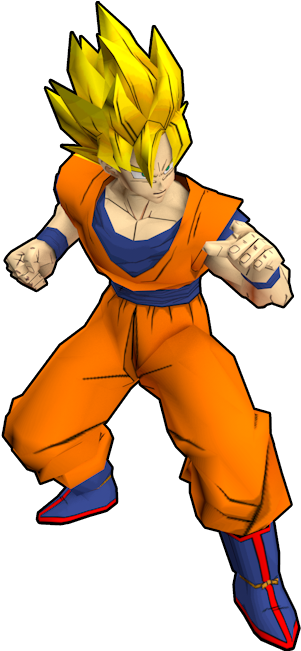 Download Zip Archive - Dragon Ball Z Budokai 2 Goku (750x650), Png Download