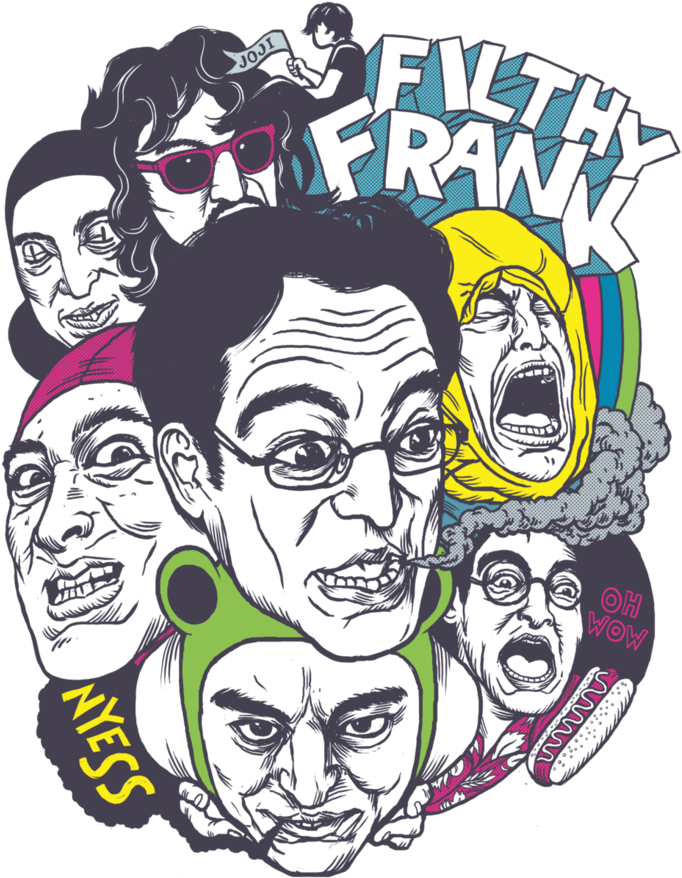 Franku Sama By Wallacewest - Filthy Frank T Shirt (752x1063), Png Download