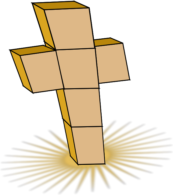 Christian Cross (566x800), Png Download