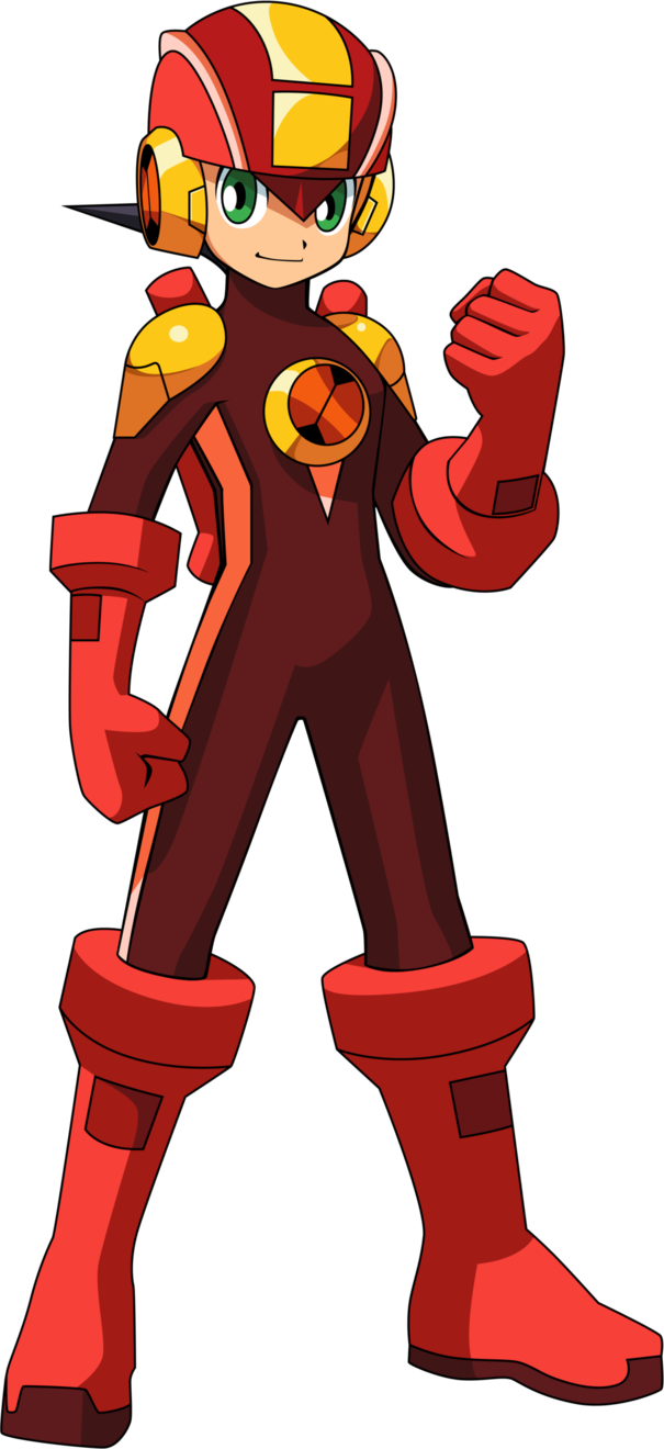 'red' Megaman - Red Mega Man (605x1320), Png Download