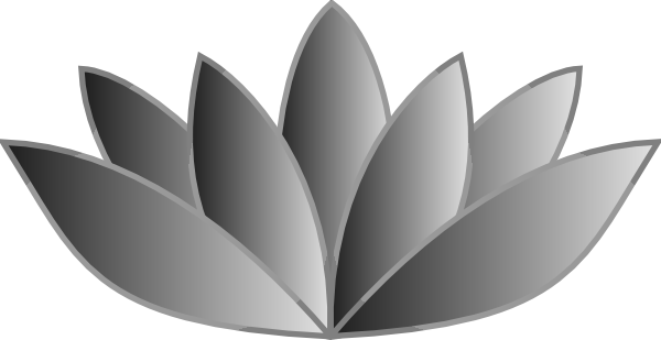 How To Set Use Gray Lotus Flower Clipart (600x309), Png Download