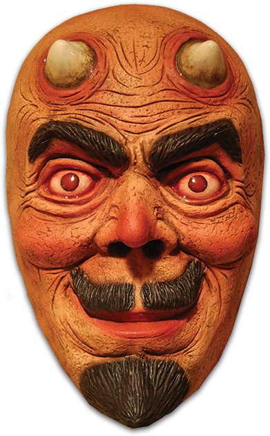 Devil Face Png File - Trick Or Treat Devil Halloween Face Mask (436x639), Png Download
