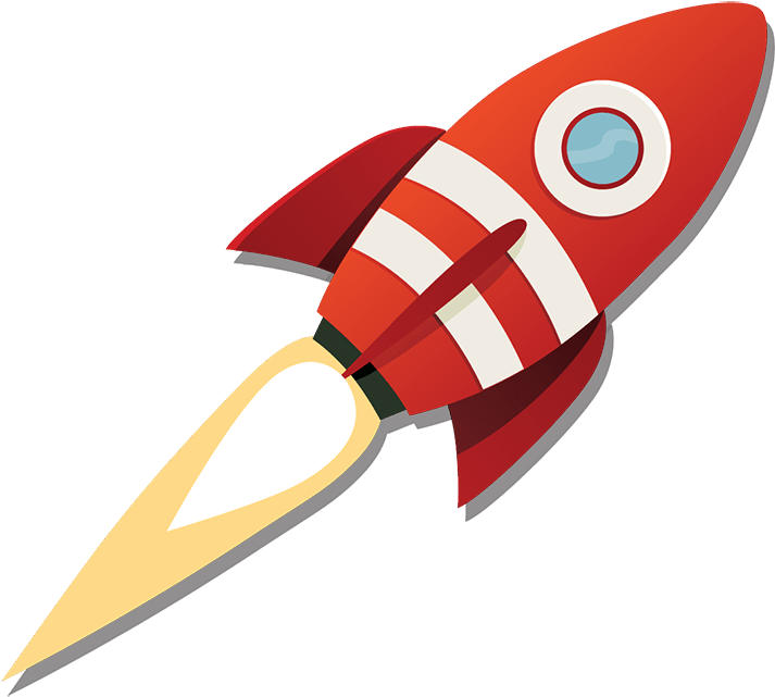 Rocket Background Png - Rocket Taking Off Cartoon (750x652), Png Download