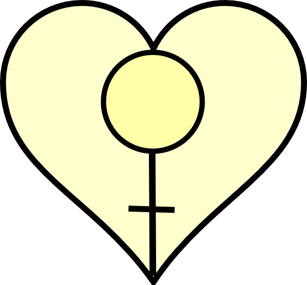 How To Set Use Feminist Heart Icon Png (600x556), Png Download