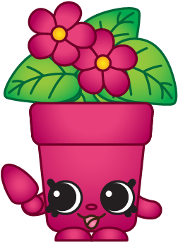 Shopkins - Season 4 - Peta Plant - Red - Shopkins Peta Plant (400x400), Png Download