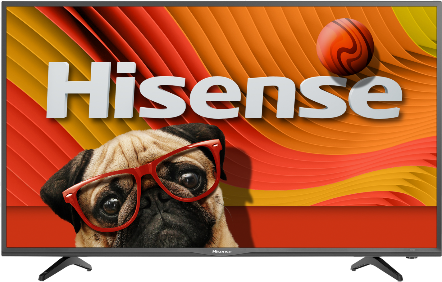 Front - Hisense 55h5c 55" 1080p 60hz Led Smart Hdtv (1920x1114), Png Download