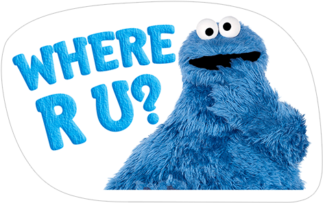 Viber Sticker «cookie Monster Stickers» - Groundhog (490x317), Png Download