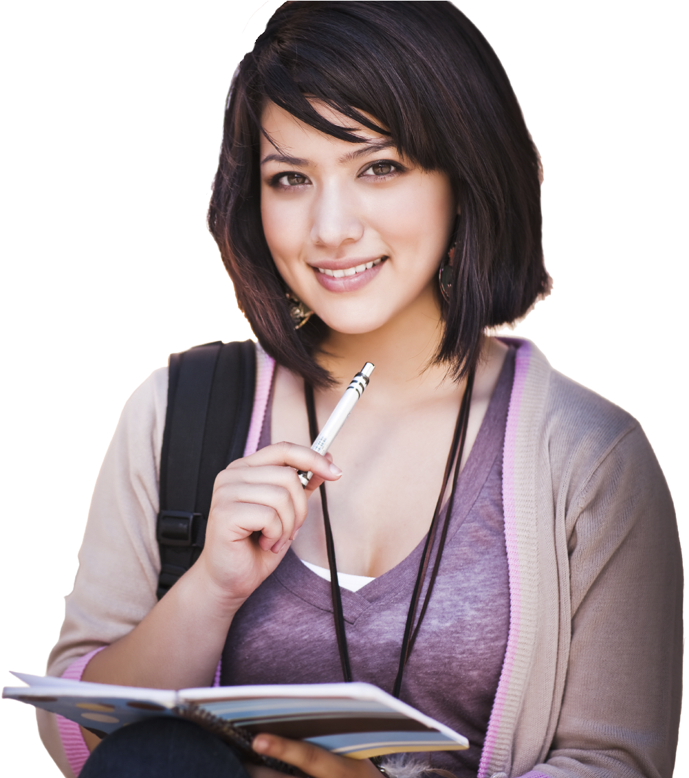 Student Png - Girl Students Png (1057x1131), Png Download