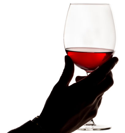 Mission - Transparent Hand With Wine (408x435), Png Download