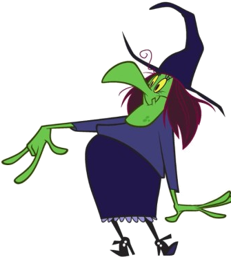 Graphic Free Library Cartoon Transparent Witch - Looney Tunes Show Witch Lezah (335x391), Png Download