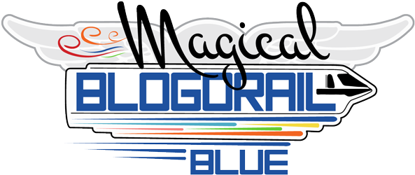 Magical Blogorail Blue - Virtual Disney World (600x257), Png Download