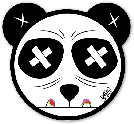 Sloth Panda Sticker - Iam Sloth Stickers (600x554), Png Download